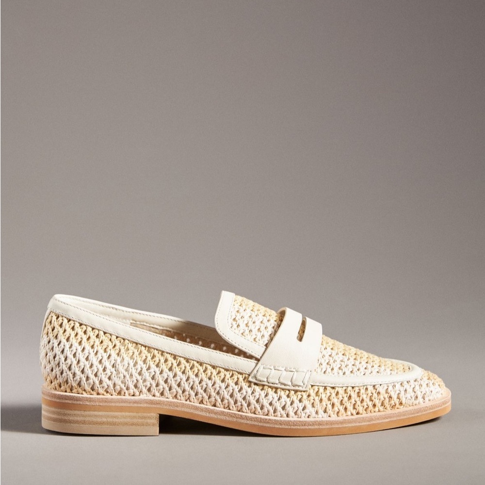 Dolce Vita Halley Raffia Woven Loafers – Ivory Multi – Size 7 (NWT) - Picture 2 of 7